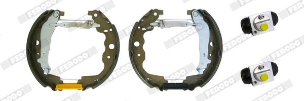 FERODO Sada bŕzd, Bubnová brzda FMK621 Bubnové brzdy DACIA FERODO MAXI KIT FMK621