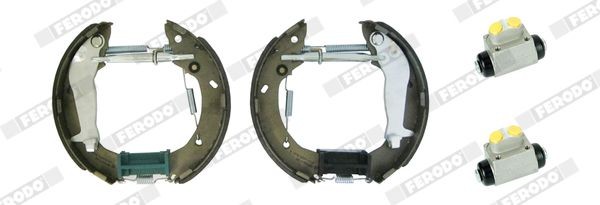 FERODO Remmenset, trommelrem FMK625 FERODO FMK625 Remschijf, trommelrem Hyundai i10 IA originele prijs