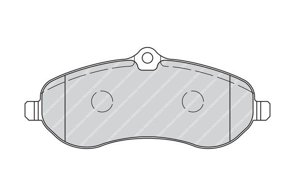 FERODO Bromsbelägg FVR5029 FERODO FVR5029 Bromsbelägg sport Peugeot Expert Skåpbil original