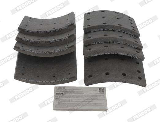 FERODO Piduriklotsi komplekt, trummelpidur K19090.1-F3660 K19090.1-F3660 Piduriklotside seisupidur VOLVO C70 FERODO
