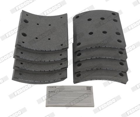 FERODO Bremžu uzliku kompl., Trumuļu bremzes K19488.1-F3660 Bremžu loku stāvbremze FERODO Mercedes-Benz CLC K19488.1-F3660
