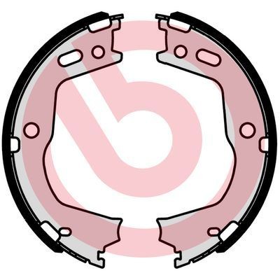 BREMBO Piduriklotside komplekt, seisupidur S 30 541 Piduriklotside komplekt seisupidur BREMBO SANTA FE S 30 541 odav