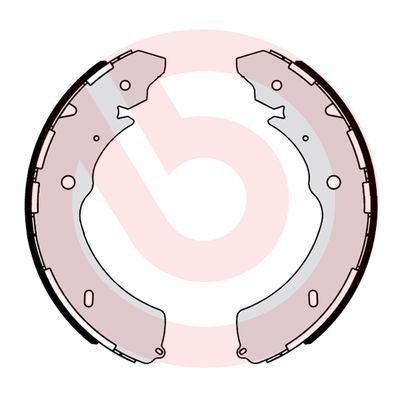 Jogo de maxilas de travão BREMBO S 34 508 BREMBO S 34 508 Cintas de travão ISUZU D-MAX 2015