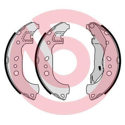 BREMBO Bremsebakkesæt S 85 543 BREMBO S85543 Seat Toledo 4 Tromlebremser pris
