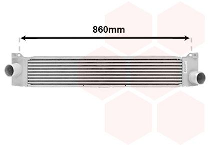 VAN WEZEL Intercooler 17004353 Ladeluftkøler VAN WEZEL EVASION 17004353 billig