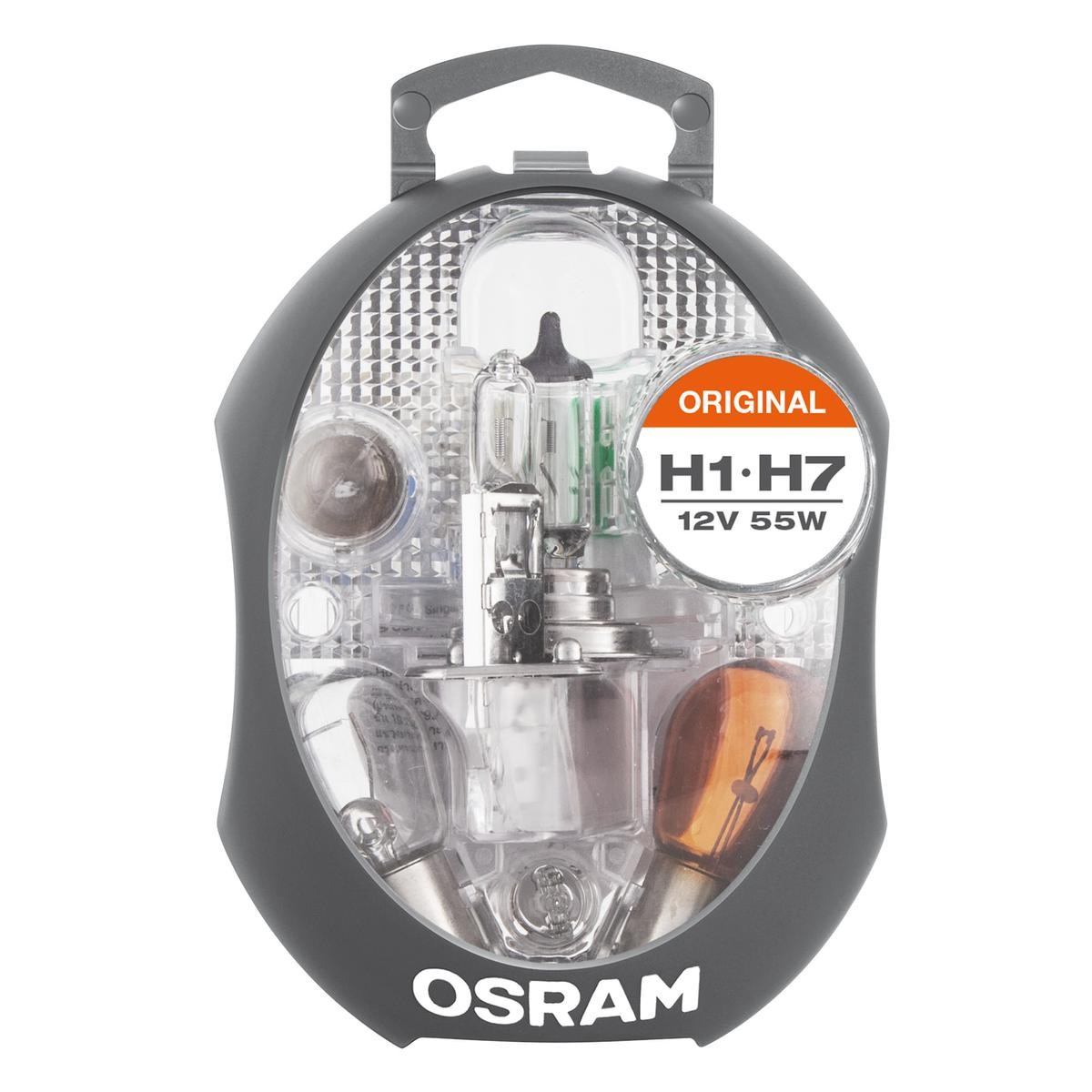 OSRAM Sortiment, pærer CLK H1/H7 OSRAM Spare Lamp Boxes CLK H1/H7 Sortiment, pærer