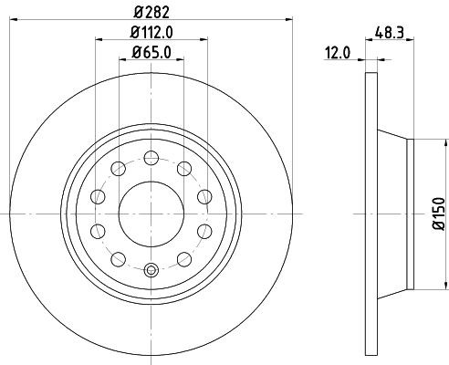 MINTEX Bremsscheibe MDC1698C MDC1698C Bremsscheiben SKODA KODIAQ MINTEX kaufen