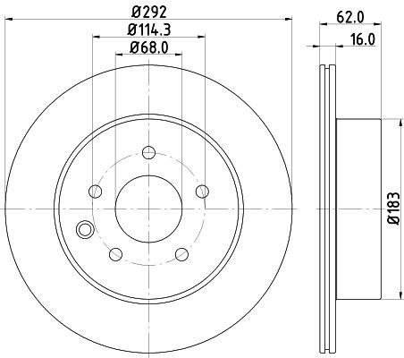 MINTEX Δισκόπλακα MDC1786C MDC1786C MINTEX Αγωνιστικές δισκόπλακες Suzuki φθηνά