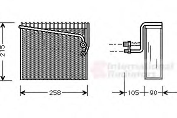 VAN WEZEL Evaporatore climatizzatore 1700V072 VAN WEZEL 1700V072 Evaporatore climatizzatore Alfa Romeo 146 930 prezzo