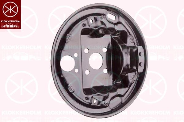 KLOKKERHOLM Chapa deflectora, disco de travão 1301876 KLOKKERHOLM 1301876 originais Defletor do discos de travão DODGE CHALLENGER preço