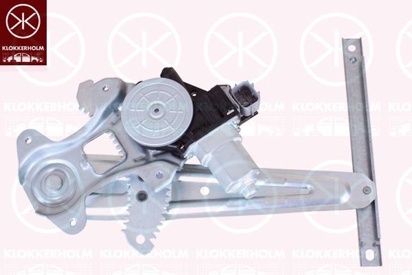 KLOKKERHOLM Mechanizmus zdvíhania okna 16381902 Mechanizmus zdvíhania okná NISSAN KLOKKERHOLM 16381902
