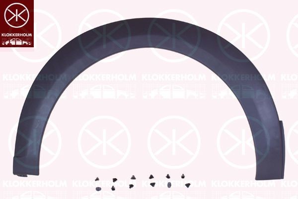 KLOKKERHOLM Διεύρυνση, φτερό 2507386 Φρύδι φτερού NISSAN KLOKKERHOLM 2507386