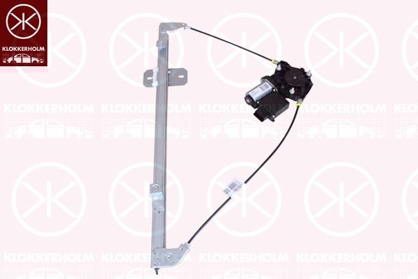 KLOKKERHOLM Stikla pacelšanas mehānisms 30811801 Stikla pacēlāji KLOKKERHOLM Opel COMBO 30811801
