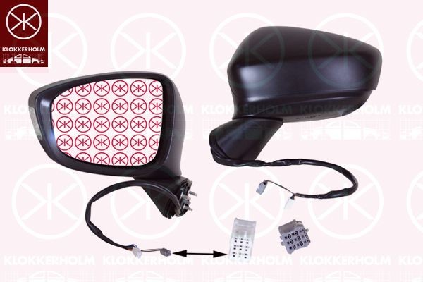 KLOKKERHOLM Rétroviseur extérieur 34811047 34811047 Rétroviseur exterieur MAZDA CX-5 KLOKKERHOLM