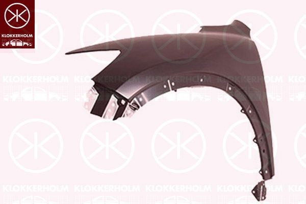KLOKKERHOLM Spatbord 3481312 3481312 Voorscherm en achterscherm MAZDA MX-5 KLOKKERHOLM