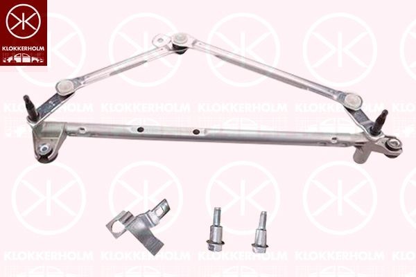 KLOKKERHOLM Ντίζες υαλοκαθαριστήρων 50783280 50783280 Μηχανισμός υαλοκαθαριστήρων ALFA ROMEO STELVIO KLOKKERHOLM