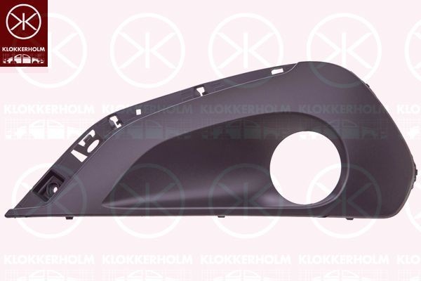 KLOKKERHOLM Vetracia mrieżka v nárazníku 55099114A1 Vetracia mrieżka v nárazníku KLOKKERHOLM Peugeot EXPERT 55099114A1