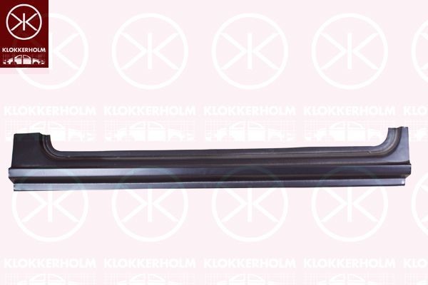 KLOKKERHOLM Plaat instaprand 6089012 Nissan NAVARA Sideskirts KLOKKERHOLM 6089012