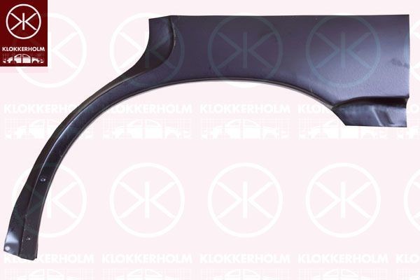 KLOKKERHOLM Kylkipaneeli 6711581 KLOKKERHOLM 6711581 Subaru Legacy BG5 etupyöräkotelo ja takapyöräkotelo
