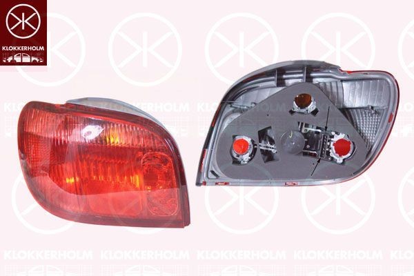 KLOKKERHOLM Baklykt 81090718 81090718 Baklykter TOYOTA LAND CRUISER KLOKKERHOLM
