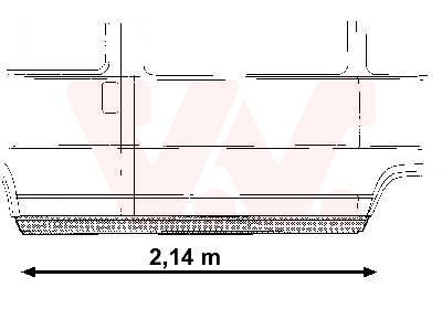 VAN WEZEL Passaruota 1745109 Sponda laterale Citroën M_ 1745109 VAN WEZEL
