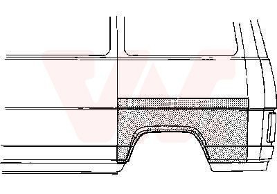 Passaruota VAN WEZEL 1745146 VAN WEZEL 1745146 Sponda laterale Peugeot 307 2021