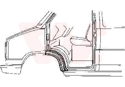 VAN WEZEL Parafango 1745156 1745156 costo Parafango VAN WEZEL ALFA ROMEO STELVIO