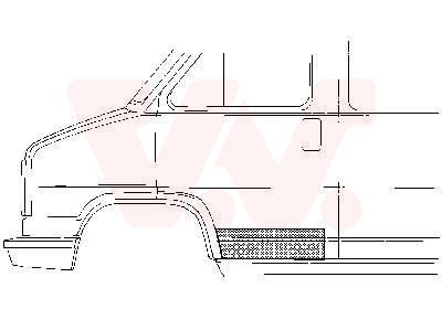 VAN WEZEL Πόρτα, αμάξωμα 1745172 Μεντεσέδες πόρτας VAN WEZEL BX 1745172 φθηνά