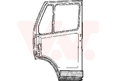 VAN WEZEL Door repair panel 1745272 SMART CROSSBLADE VAN WEZEL door parts 1745272