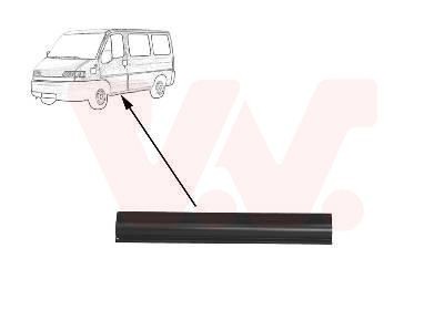 VAN WEZEL Foor board, door sill 1747101 VAN WEZEL 1747101 γνήσια Μαρσπιέ J5 Van (290) κόστος