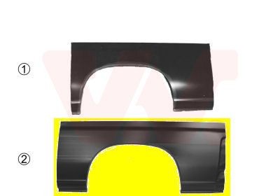 Painel lateral VAN WEZEL 1747147 VAN WEZEL 1747147 Painel lateral FIAT TIPO 2025