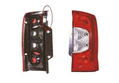 Πίσω φως VAN WEZEL 1748932 VAN WEZEL 1748932 Φανάρι πίσω CITROËN NEMO 2010