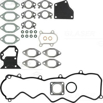 GLASER Gasket Set, cylinder head D90301-00 PEUGEOT 5008 GLASER head gasket kit D9030100