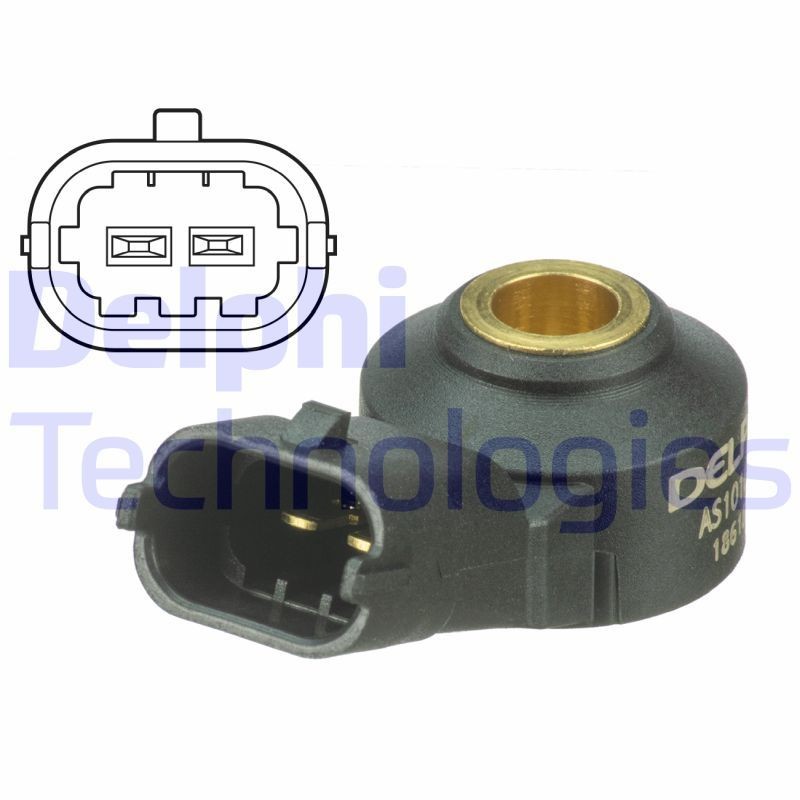 DELPHI Knackningssensor AS10168 Fiat Punto 188 Knackningssensor DELPHI AS10168