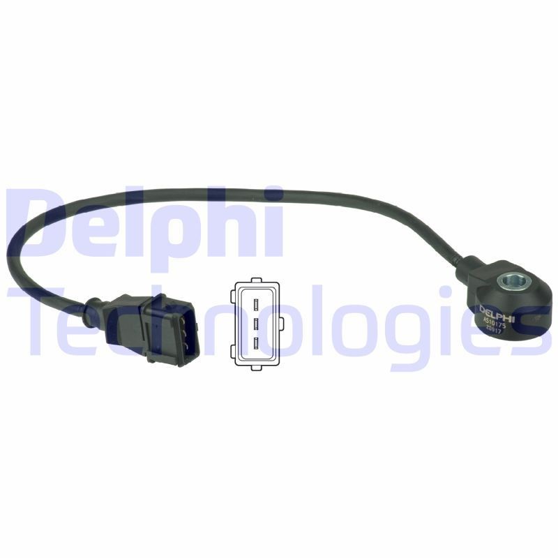 DELPHI Klopsensor AS10175 DELPHI AS10175 Klopsensor Alfa Romeo 166 936 originele prijs