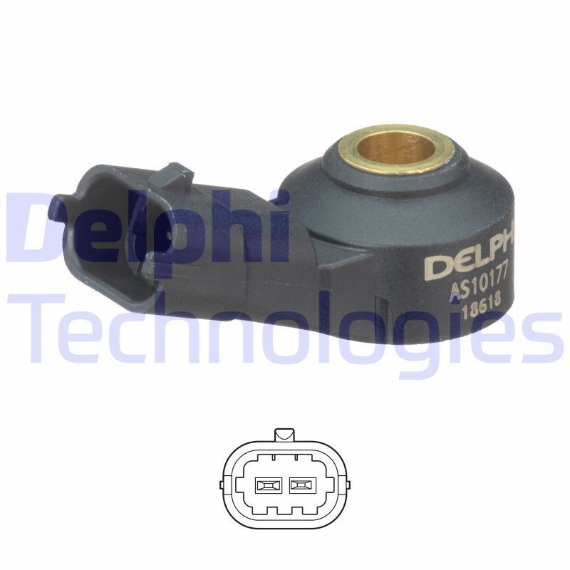 DELPHI Bankesensor AS10177 DELPHI AS10177 Bankesensor Toyota 4runner KZN 185 pris