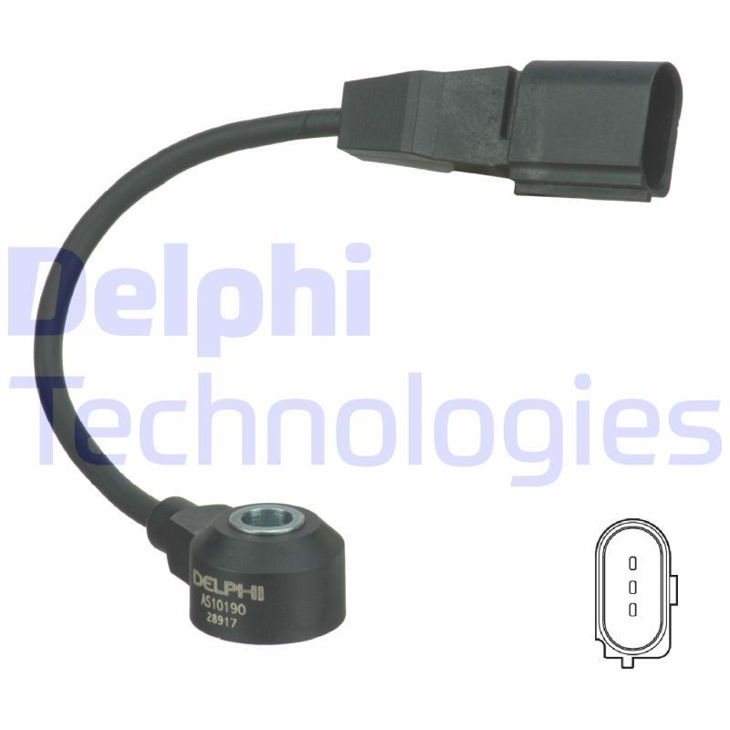 DELPHI Detonatsiooniandur AS10190 DELPHI AS10190 Detonatsiooniandur Seat Cordoba 6L2 hind