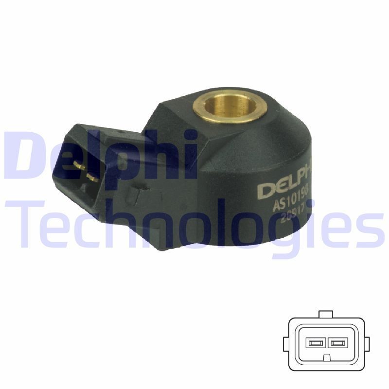 Sensor de detonação DELPHI AS10198 DELPHI AS10198: Sensor de detonação Toyota YARIS 2002