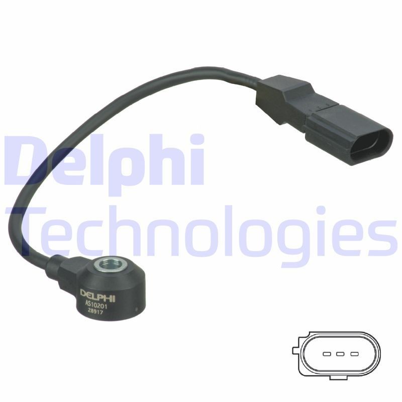 DELPHI Bankesensor AS10201 DELPHI AS10201 Bankesensor Seat Leon 1m1 billige