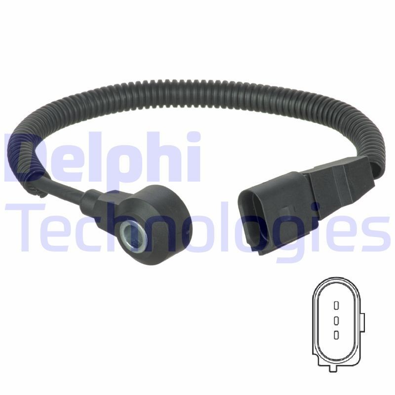 DELPHI Klopsensor AS10206 Klopsensor DELPHI VOLT AS10206 goedkoop