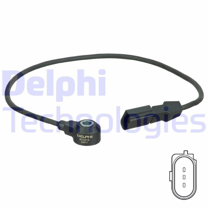 DELPHI Sensore di detonazione AS10215 DELPHI AS10215 Sensore di detonazione Nissan PATHFINDER originali