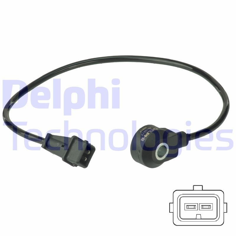 DELPHI Klopfsensor AS10217 Klopfsensor DELPHI Mazda RX-8 AS10217