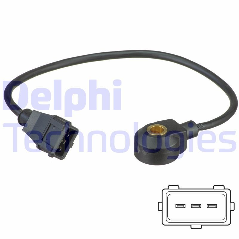 DELPHI Klopfsensor AS10223 AS10223 Klopfsensor RENAULT 19 DELPHI kaufen