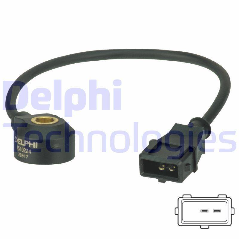 DELPHI Detonatsiooniandur AS10224 DELPHI AS10224 Detonatsiooniandur BMW E36 Cabrio hind