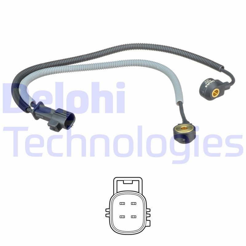 DELPHI Klopfsensor AS10237 Volvo SW Klopfsensor AS10237 DELPHI