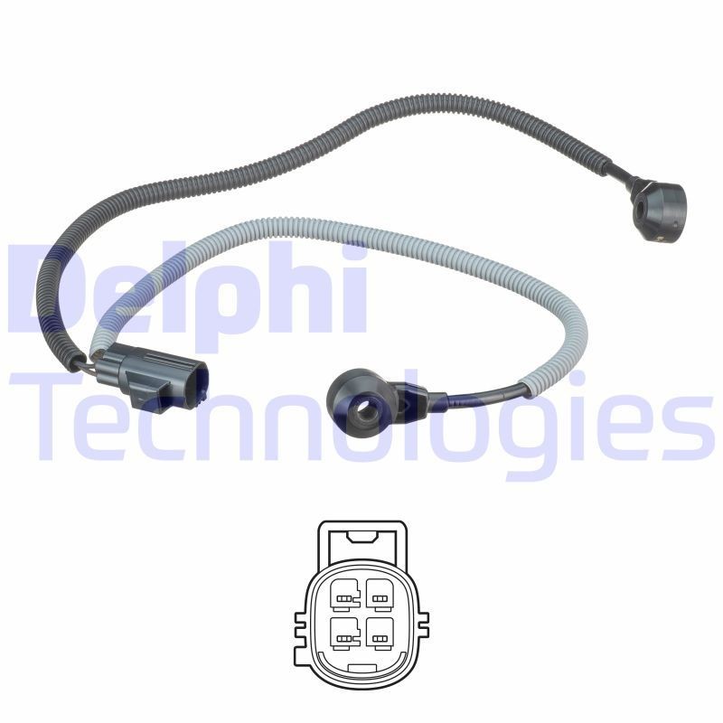 DELPHI Klopfsensor AS10240 Klopfsensor DELPHI Ford ESCORT AS10240