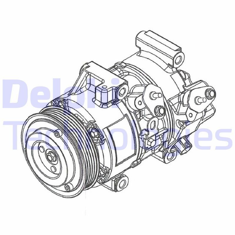 DELPHI Klimakompressor CS20495 Klimakompressor DELPHI PRIUS CS20495 billig