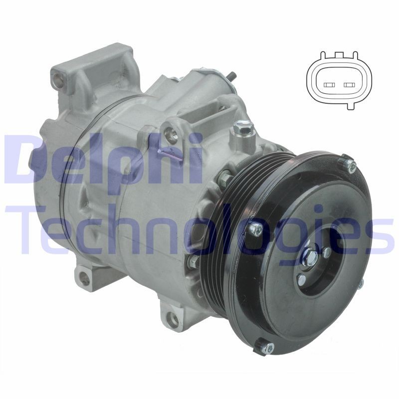 DELPHI Kondicioniera kompresors CS20496 CS20496 Kondicioniera kompresors DELPHI TOYOTA IQ