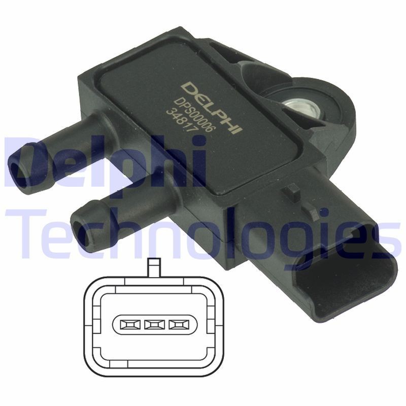 Differenzdrucksensor DELPHI DPS00006 DELPHI DPS00006 PEUGEOT BOXER 2021 Differenzdrucksensor