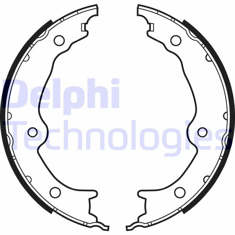 DELPHI Piduriklotside komplekt LS2130 DELPHI LS2130 originaal Trummelpiduriklotsid Lexus RX AL10 hind